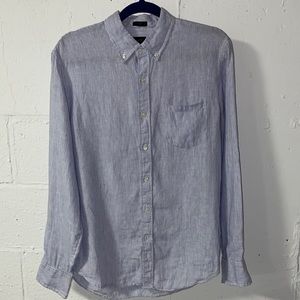 J.Crew Button Down Blue stripes (Medium, Slim)